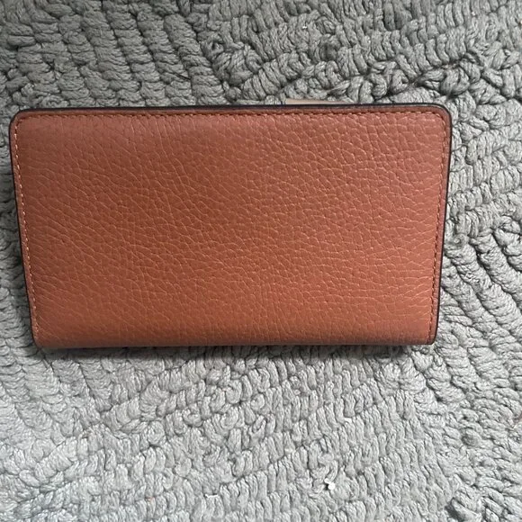 Kate Spade Leila Small Slim Bifold Wallet Warm Gingerbread Brown - Picture 4 of 7